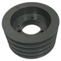 B B Manufacturing Bushing 4 Groove V-Belt Pulley 5.4 inch OD 4C50SK